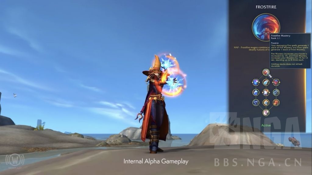 110法师霜火英雄天赋技能特效