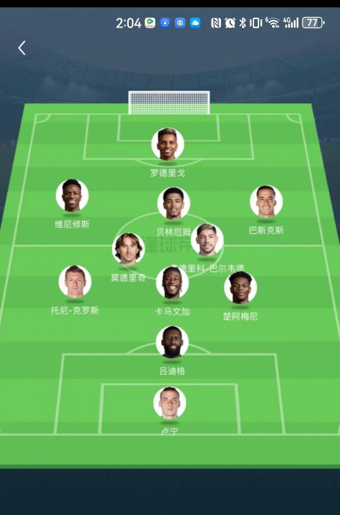 皇马这抽象的阵容