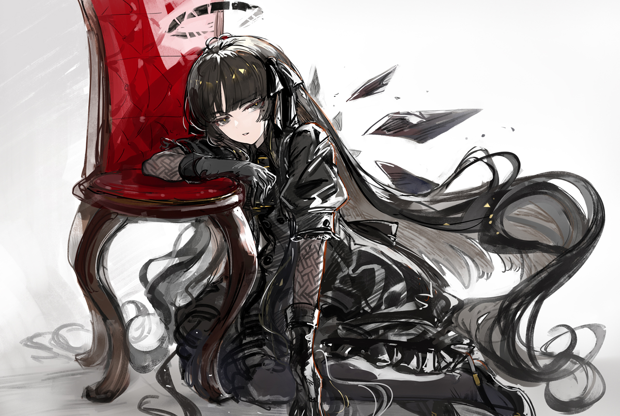 [插画搬运] 有人发过吗,龙崎一老师在p站新发的丧服阿尔图罗