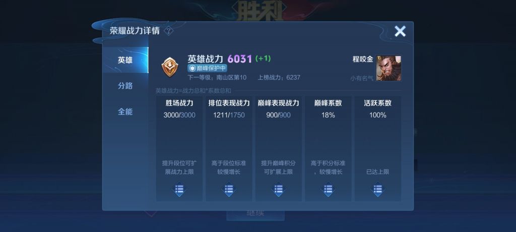 为啥巅峰赛只加1分战力?