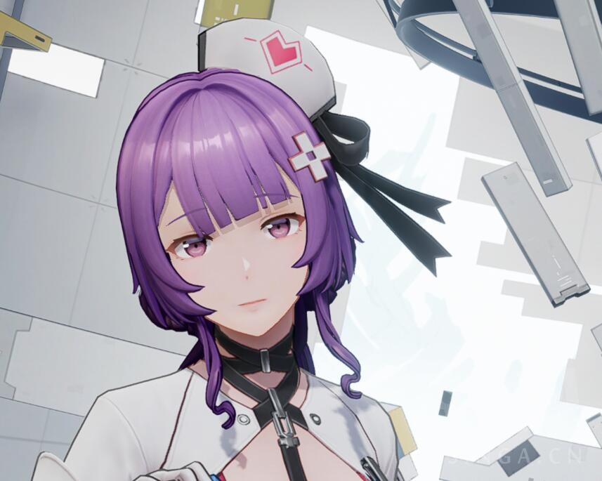 恩雅护士皮的局内发型有bug,大伙也去反馈反馈啊