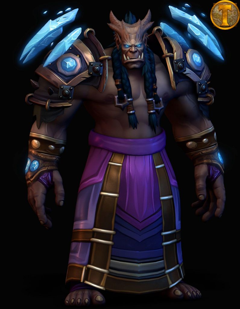 这个模型就是德莱尼和兽人的混血吧