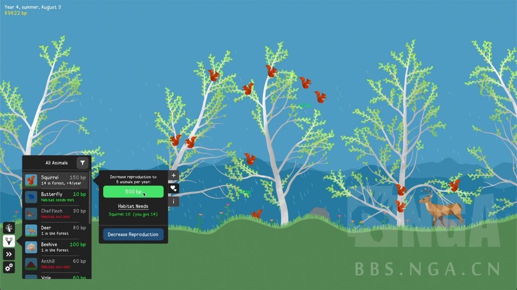 森林模拟类放置点击沙盒游戏《polypine》在steam发布demo