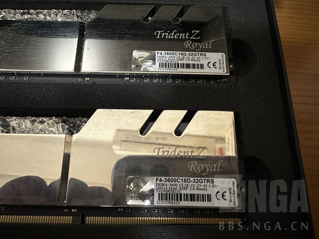 [电脑硬件] 出售芝奇皇家戟d4 16×2套条