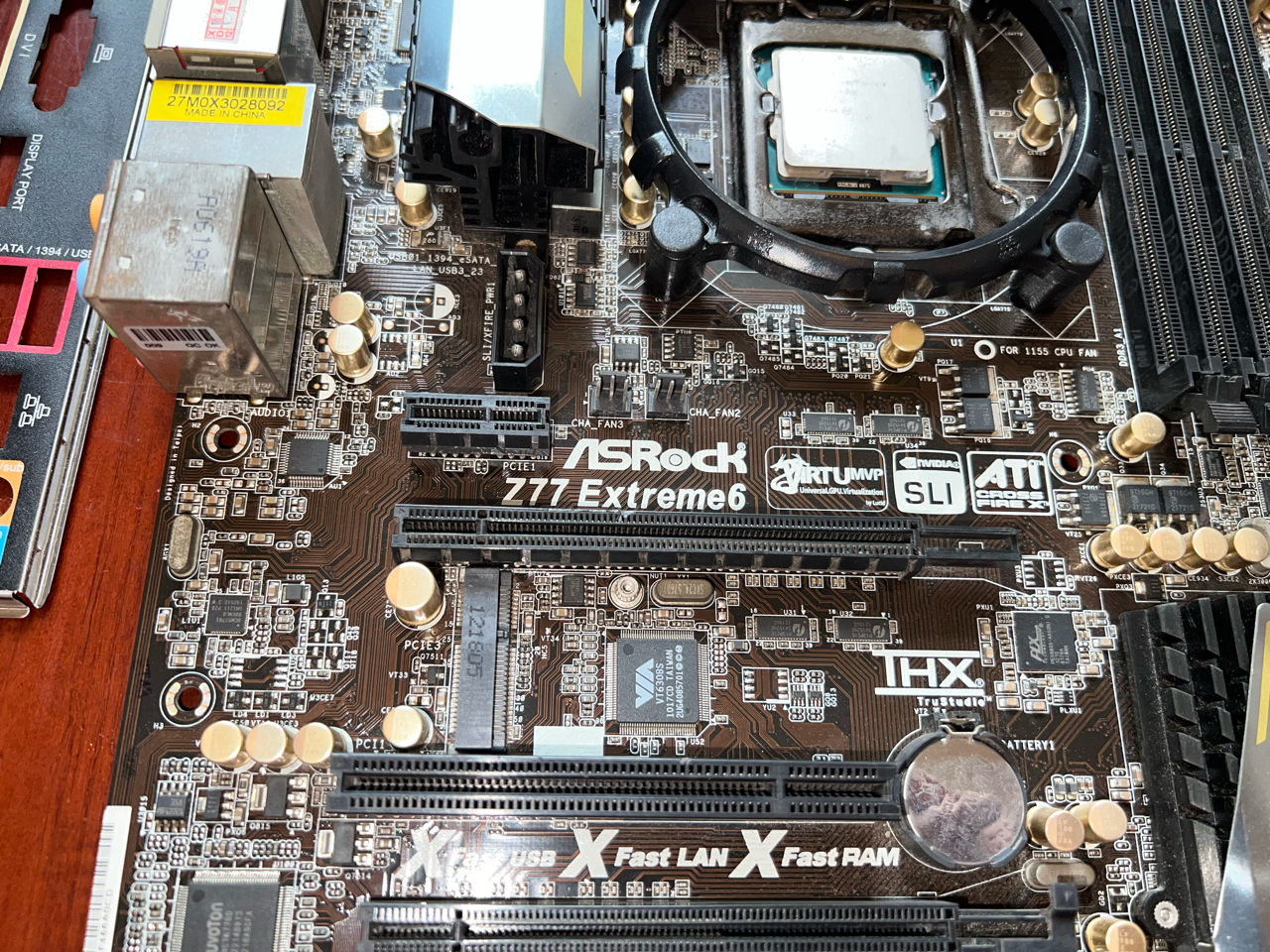 i5 3470 华擎z77 extreme6 240g固态 500w电源 全新8g内存￥299