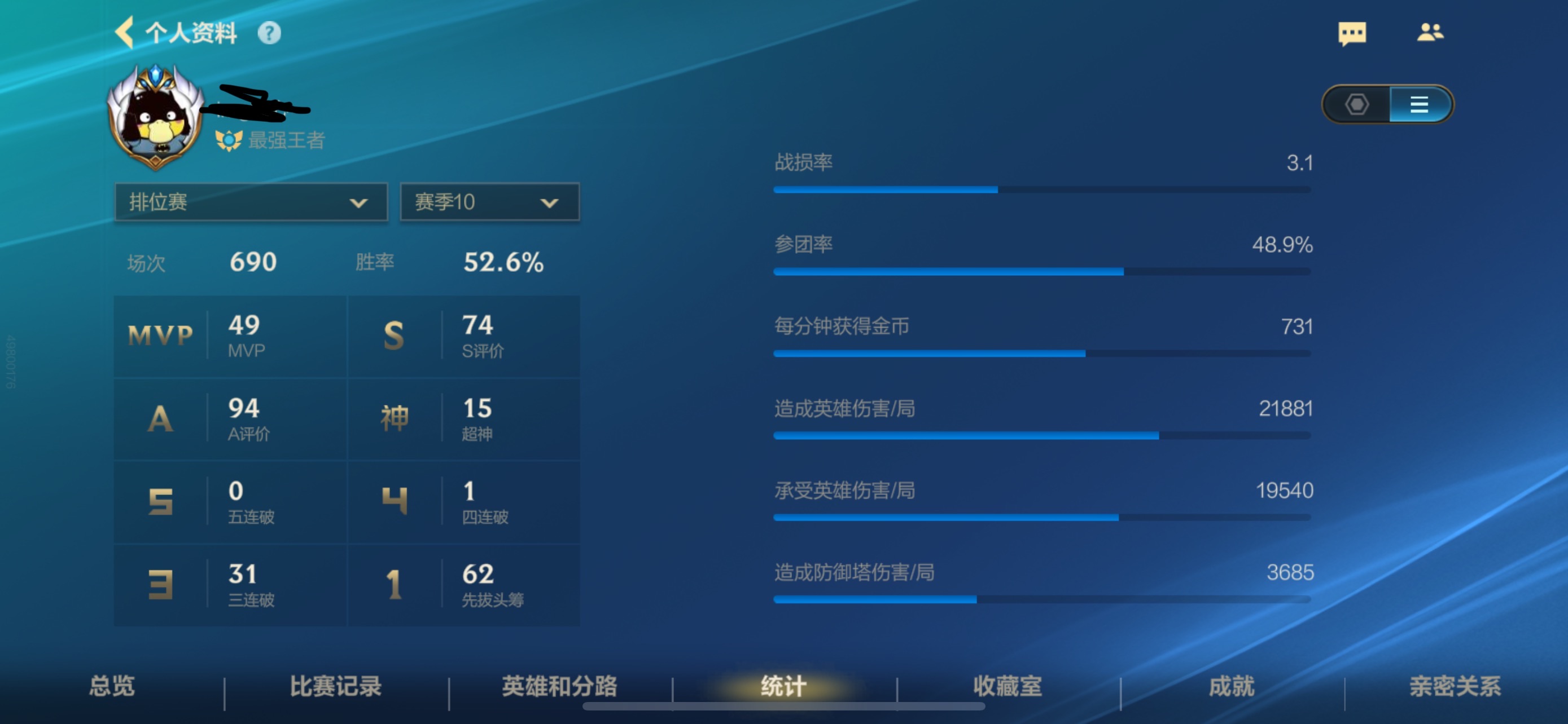 一把普通匹配炸出的大鱼 看看你游王者的含金量