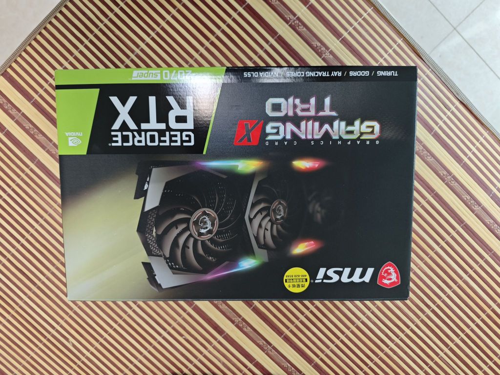 [显卡]微星魔龙x2070s/1400元