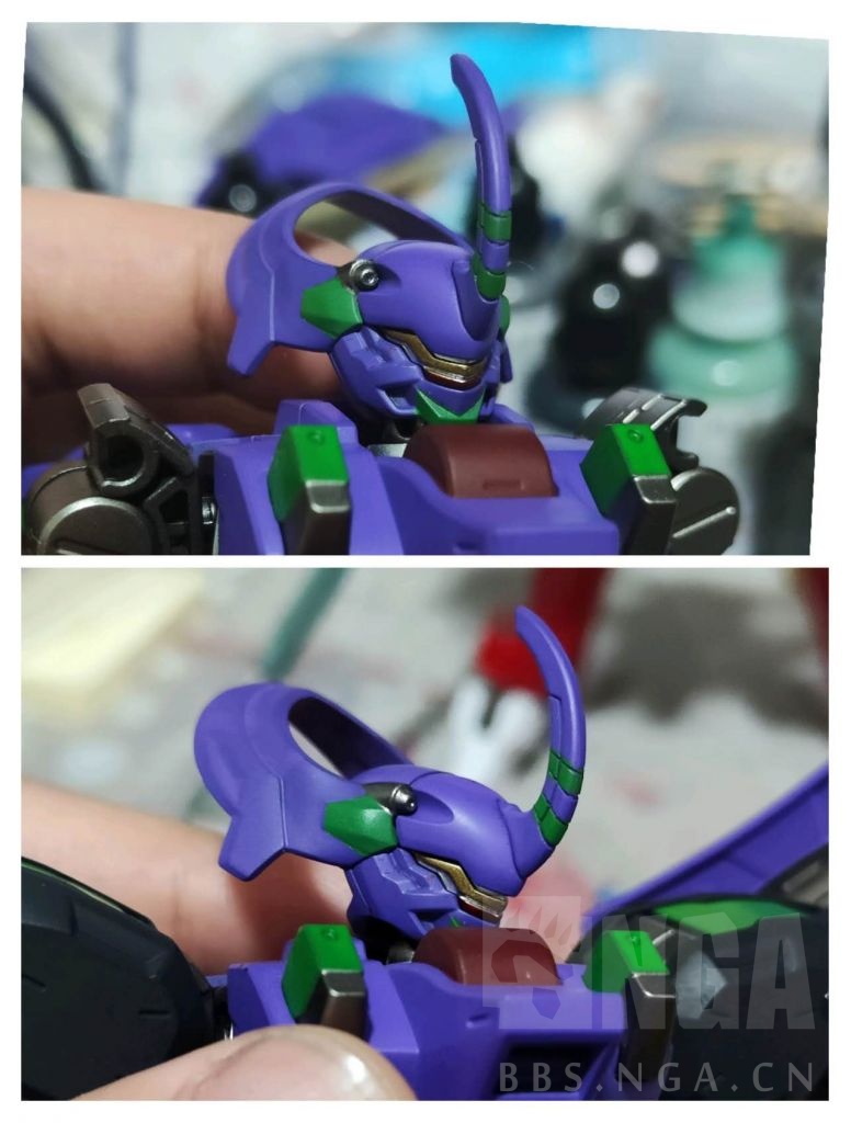 技术交流拼装水魔hg改eva配色最终话初号机配色达利尔