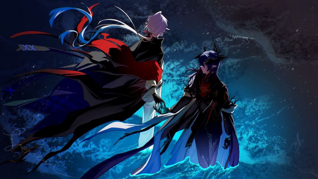 [同人绘画][logos×血魔大君]磕这对感觉会被骂死但我真的快要饿死了