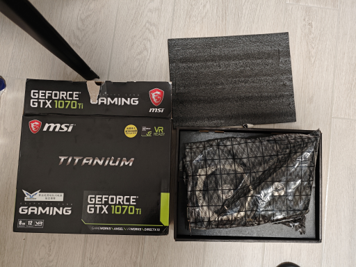 [1070ti]原价出一张闲置二手微星1070ti