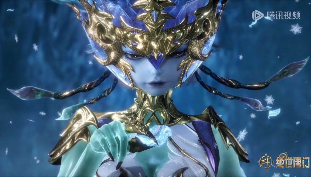 [绝世唐门]op2日月帝国篇,雪帝人设