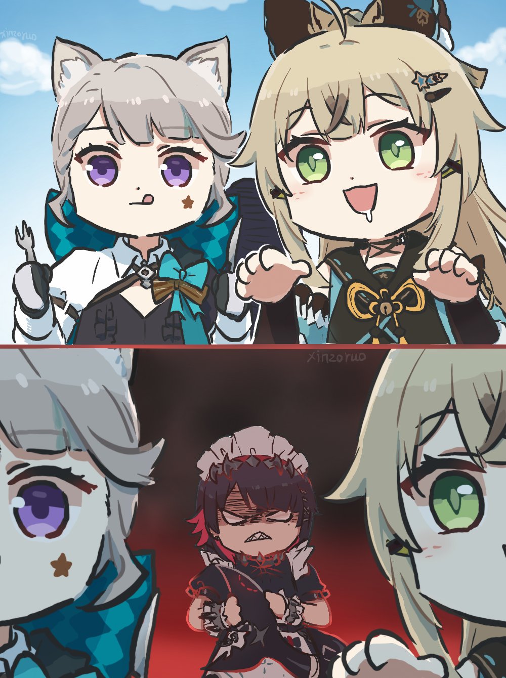 [插画搬运][心脏弱] 护士长:来活了