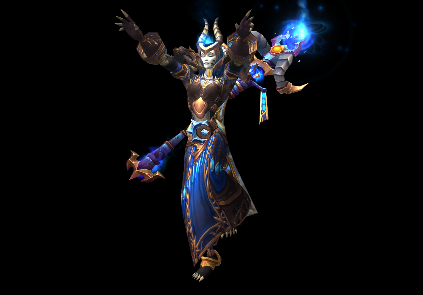 根据橙杖搭配的女亡灵术士幻化!