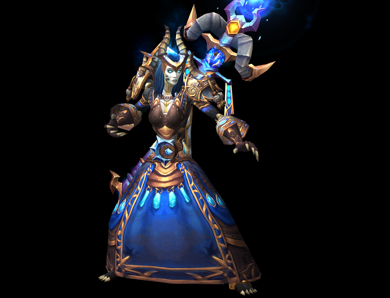 根据橙杖搭配的女亡灵术士幻化!