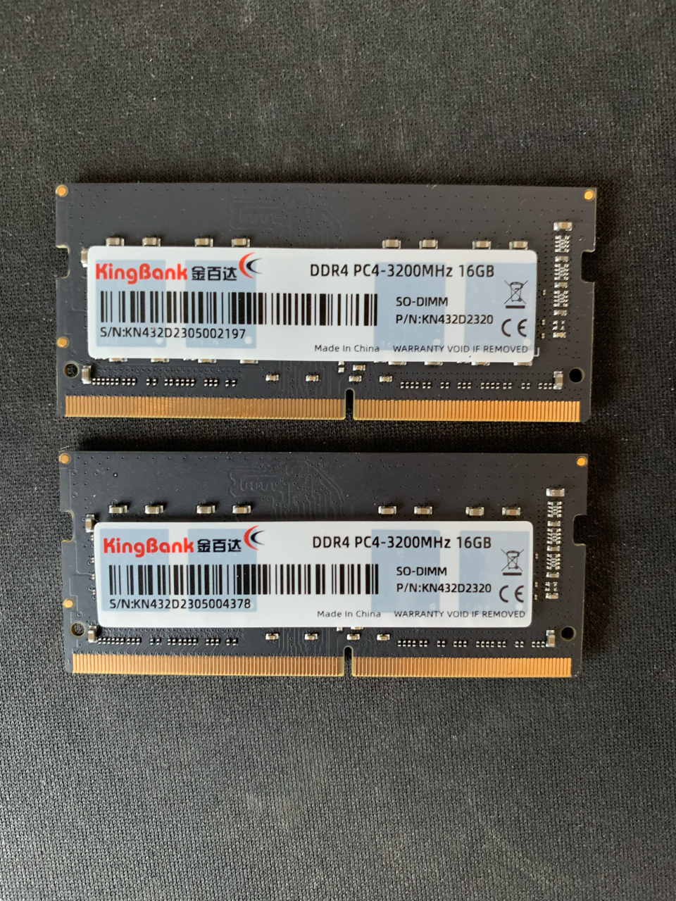 笔记本ddr4内存条,16gx2