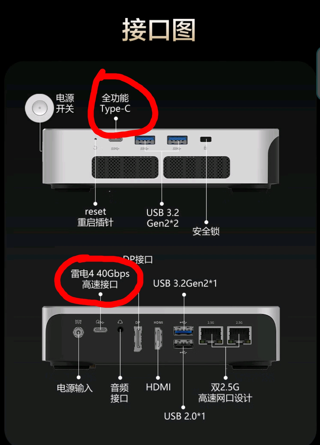 雷劈接口和雷电接口图片