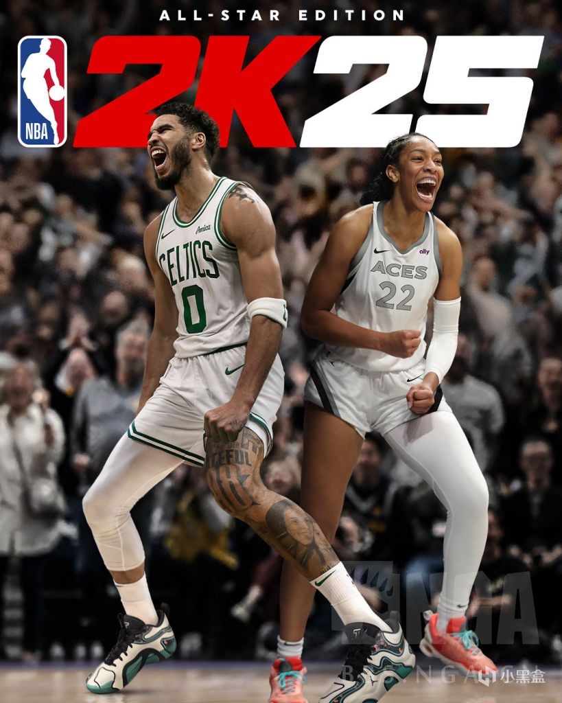 nba 2k25首次推出nba和wnba双球员封面