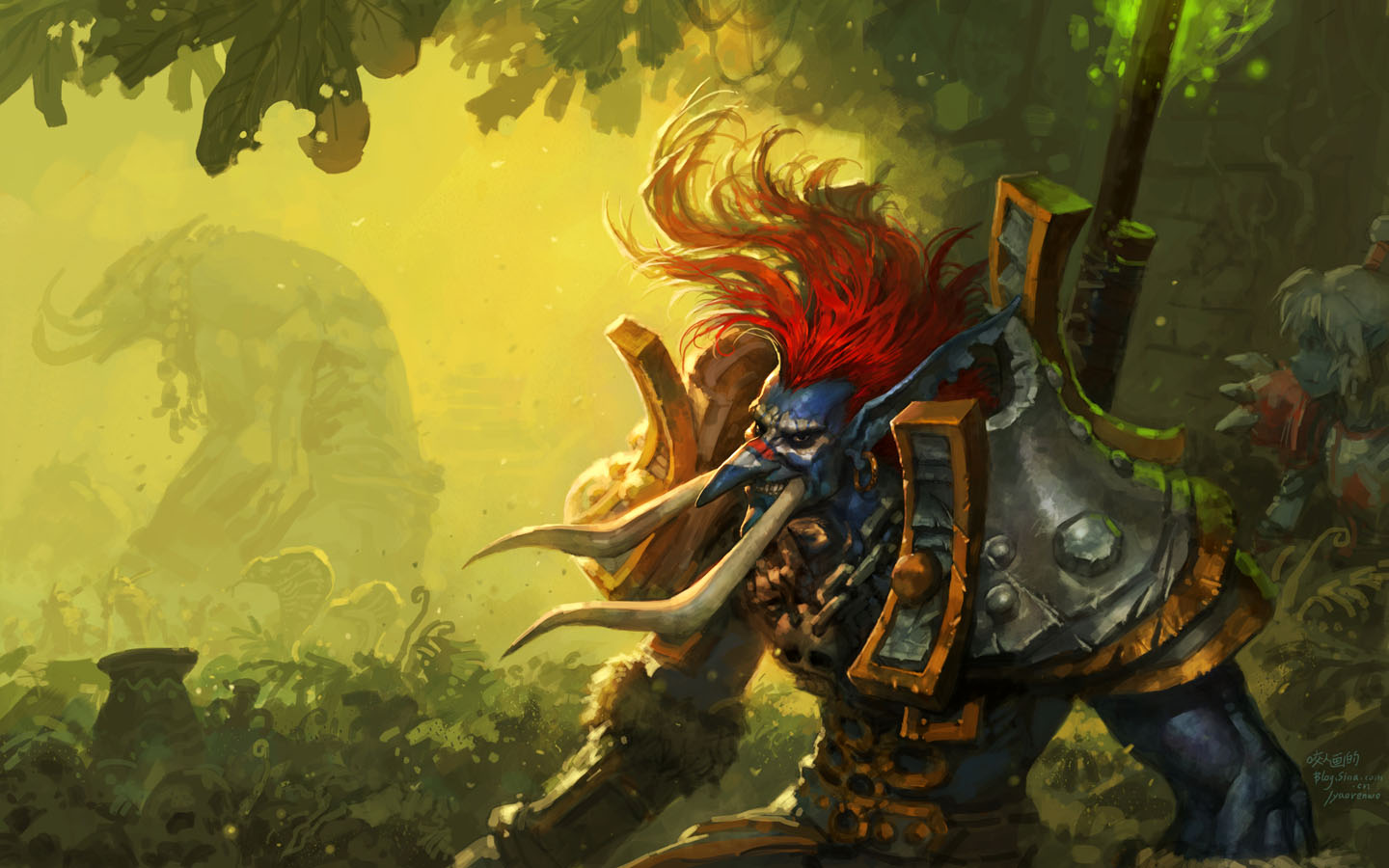 草图] 咬人画的-wow的记忆-打孔的巫毒人偶178