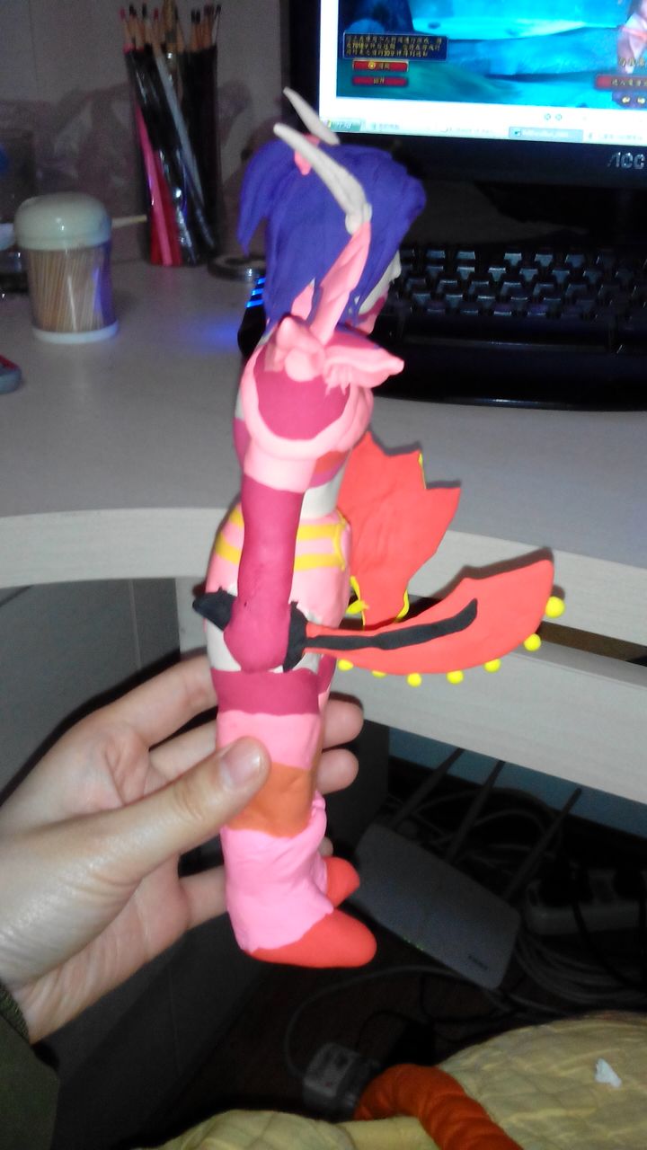 手工 自己的角色橡皮泥人偶nga玩家社区