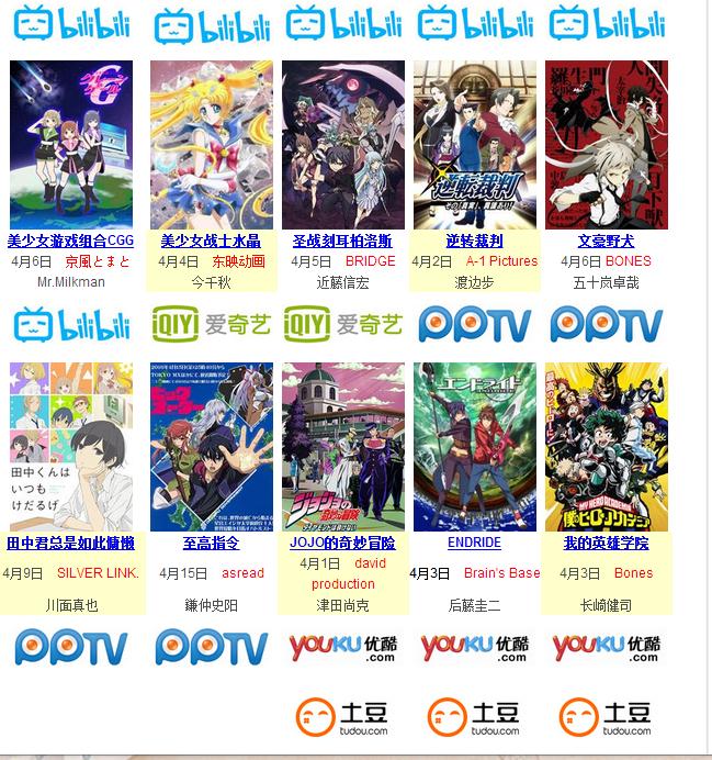 3000酱你怎么看 尘埃落地 4月新番国内版权确定 178特别盘点 国内网站购买版权的16年4月新番动画nga玩家社区
