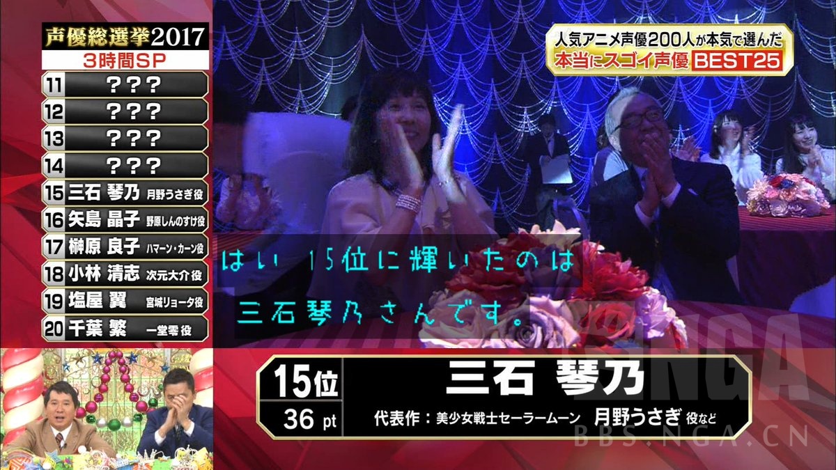 小报 声优总选举0名人气声优参选今晚3小时sp放送结果公布nga玩家社区