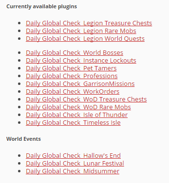 daily global check legion rares