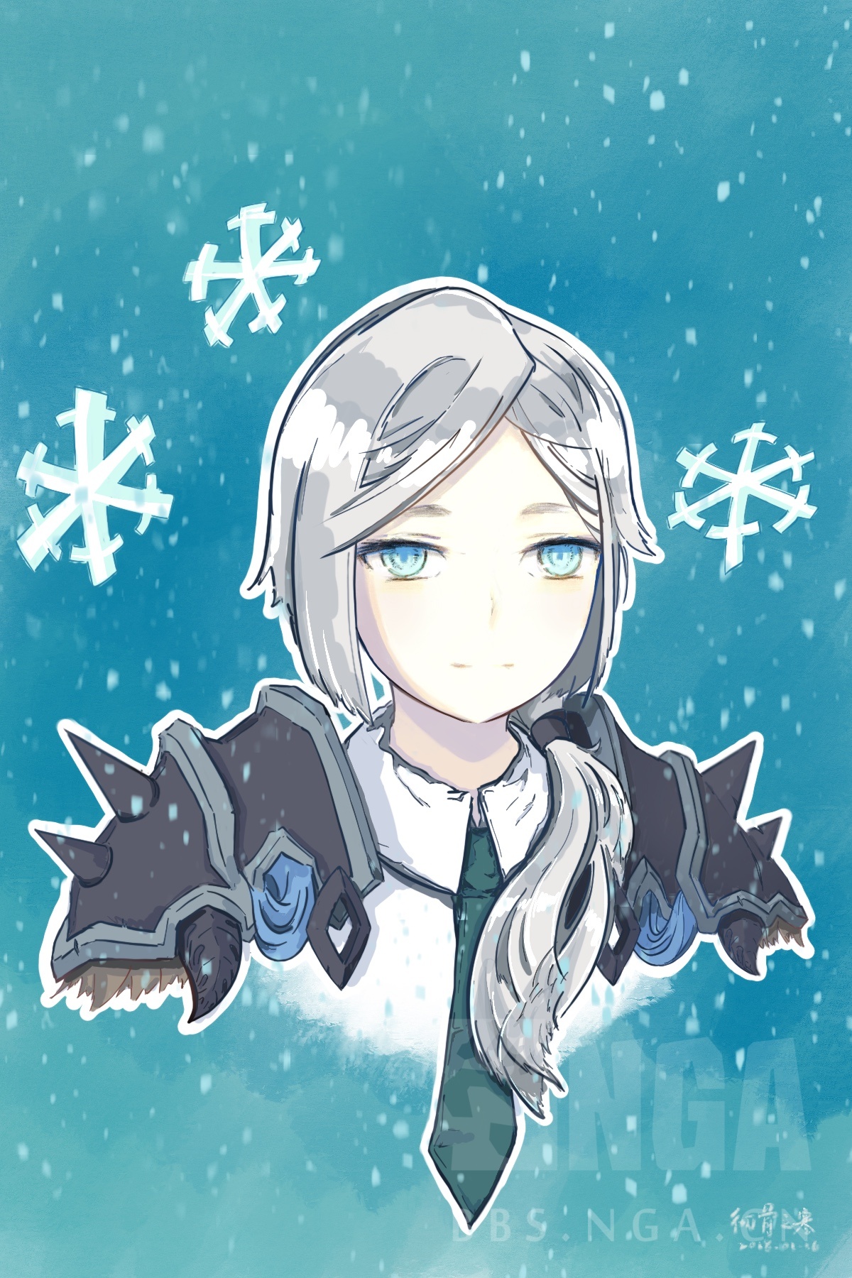 原创 暖心凛冬 人类死亡骑士彻骨之寒头像nga玩家社区