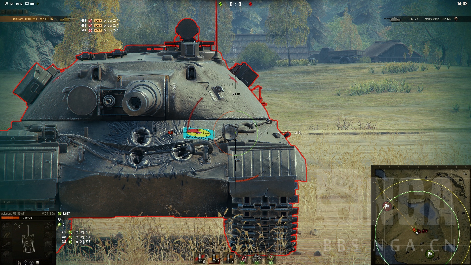 Ct 1 02 Object 277 更新极简装甲测试 Nga玩家社区