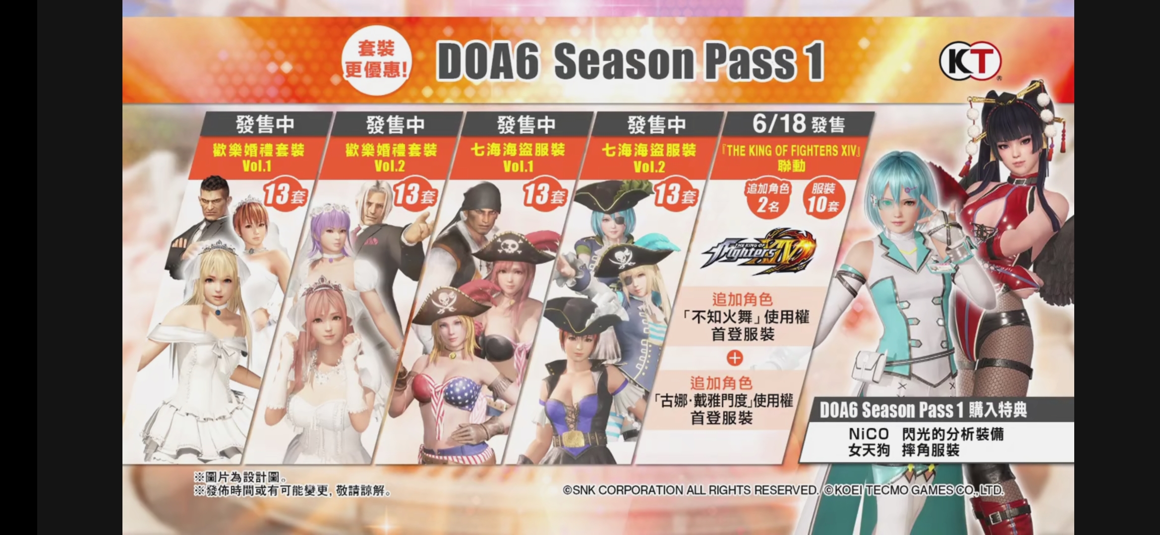 Doa6和拳皇联动人物确定了nga玩家社区