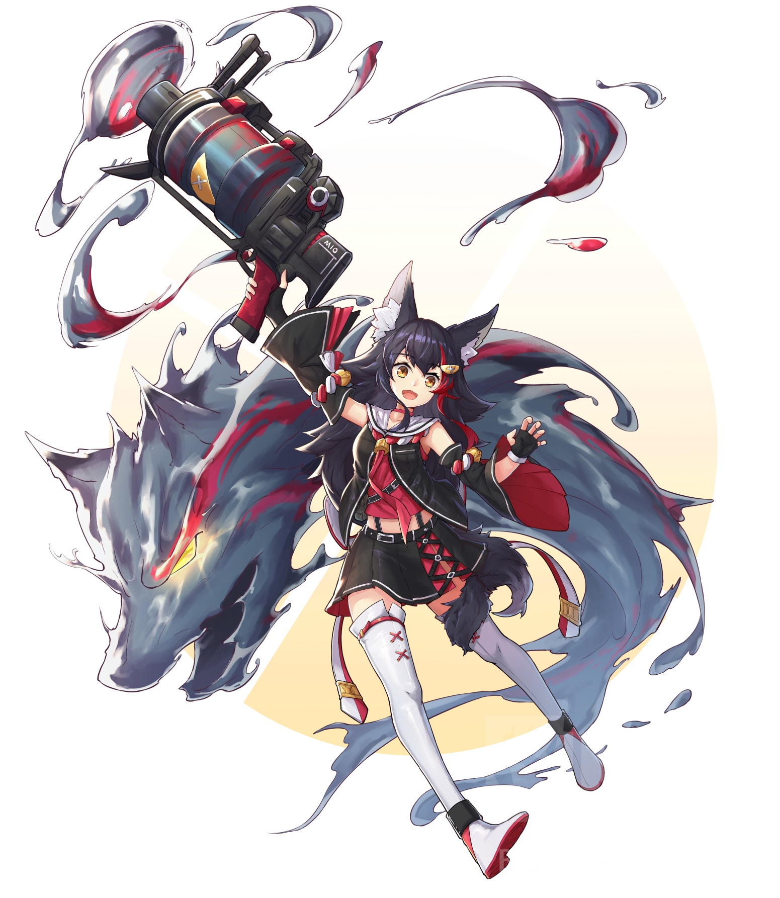 同人绘画] (Vtuber相关)龟速更新的同人图大坑——HololiveX明日方舟的联动立绘系列！(已更新第四弹百鬼绫目) NGA玩家社区