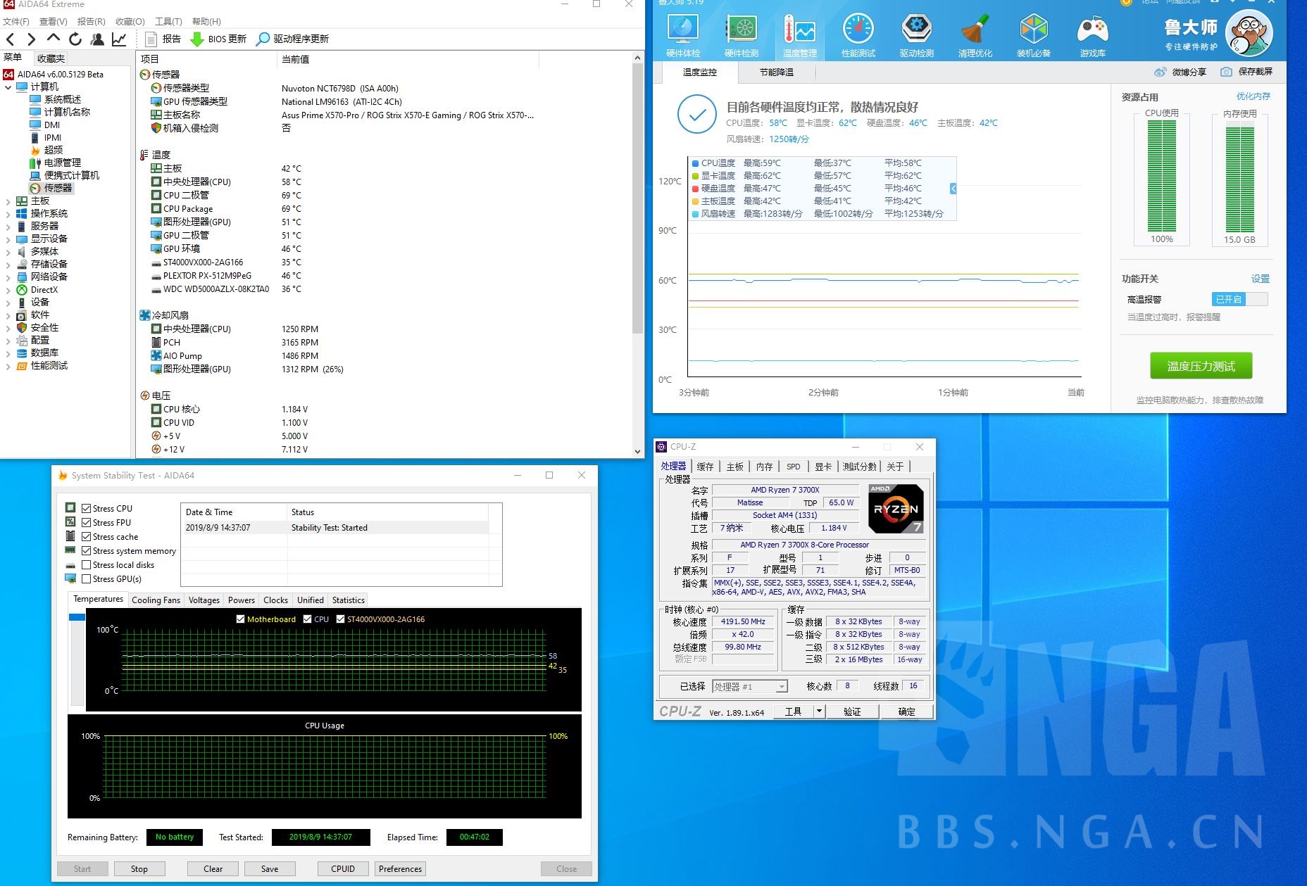 我的3700x感觉发热还好啊nga玩家社区