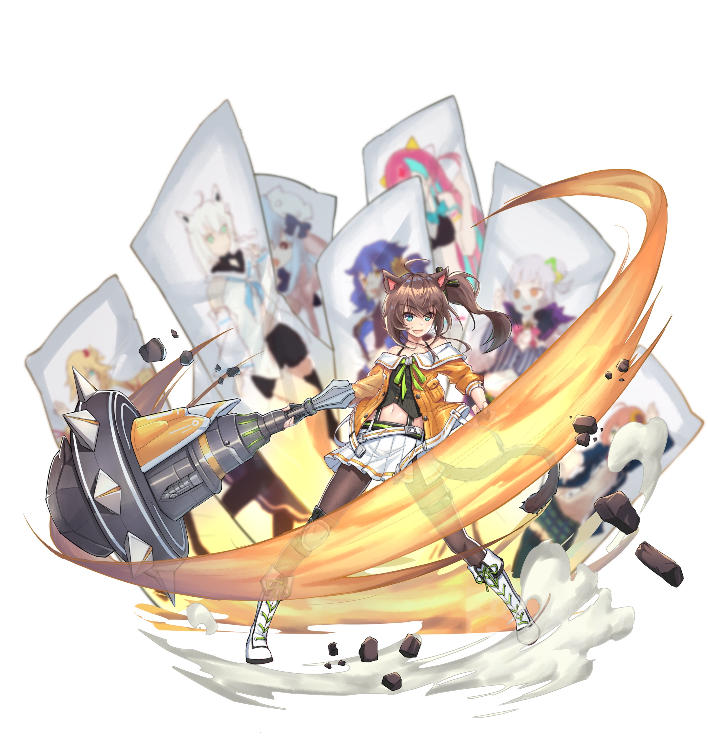 同人绘画] (Vtuber相关)龟速更新的同人图大坑——HololiveX明日方舟的联动立绘系列！(已更新第四弹百鬼绫目) NGA玩家社区