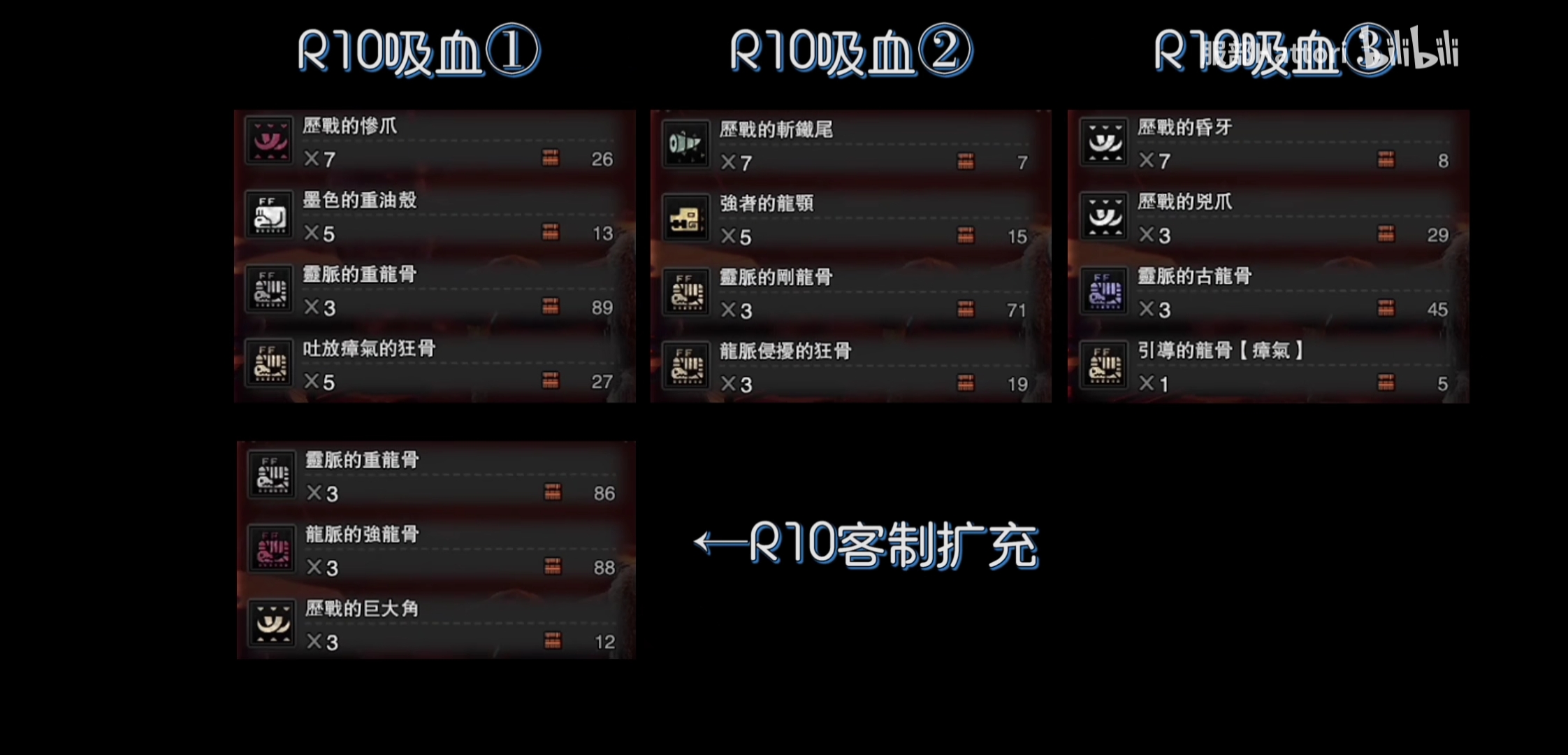 不懂就问 R10第三次克制吸血要啥素材啊nga玩家社区