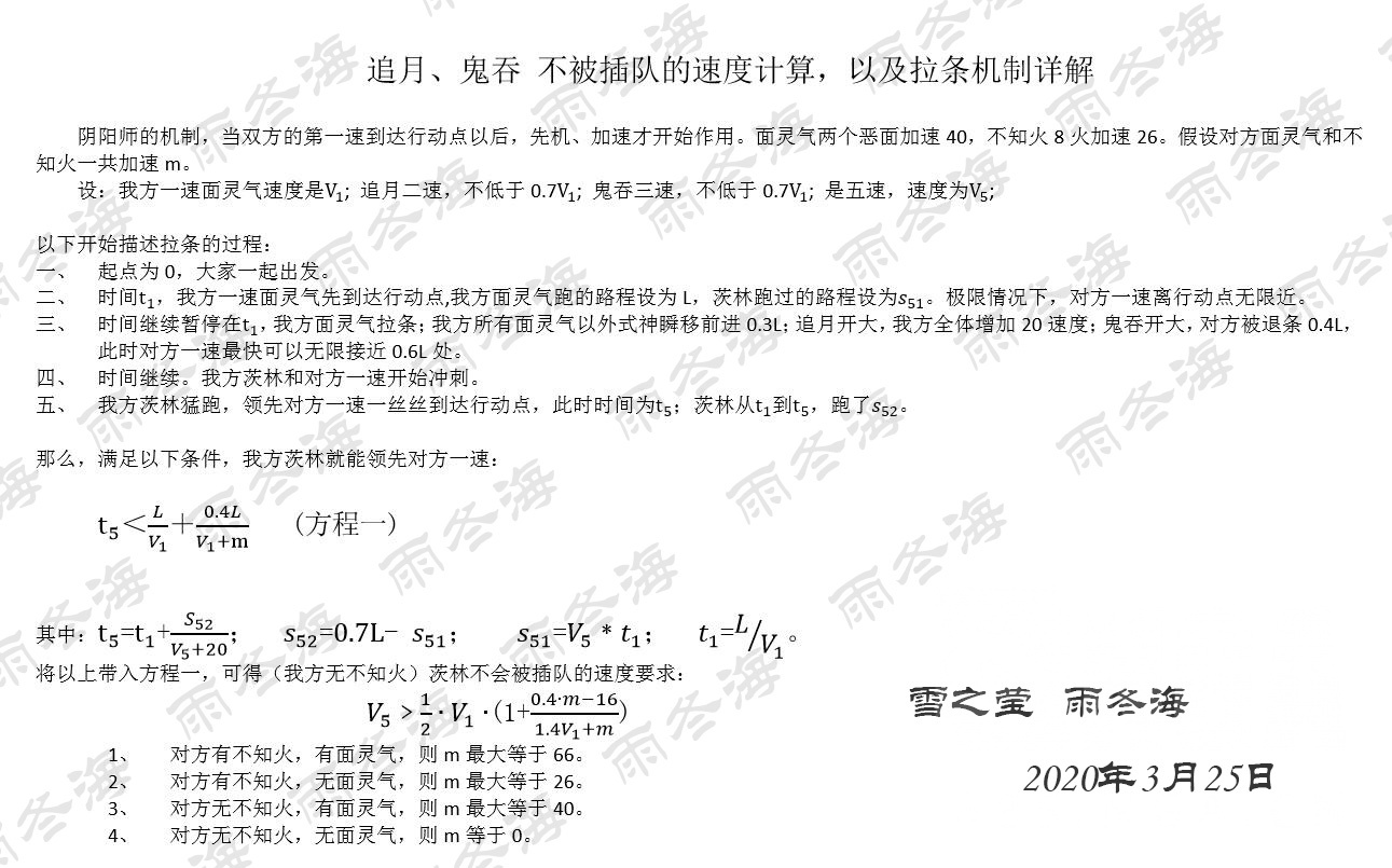 面月吞缘林 突破新打手 拉条详解 追月鬼吞不被插队计算公式 Nga玩家社区