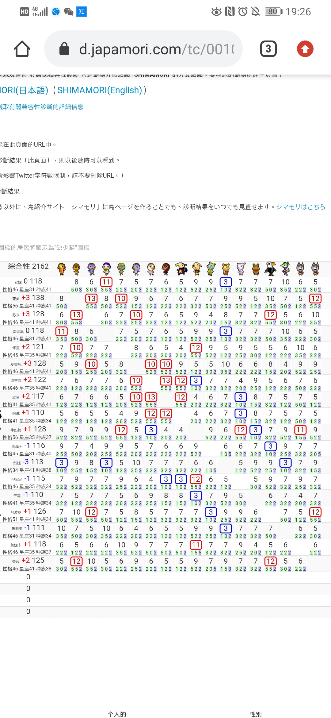 实用工具 贴吧看到有人分享动物相性计算工具 有点意思nga玩家社区