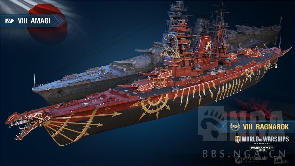 Wows新闻 战舰世界 战舰世界 传奇 首度与 战锤40 000 合作将推出两款联名主题战舰nga玩家社区