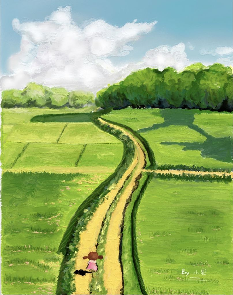 进击的ipad 临摹 龙猫 里的一个场景nga玩家社区