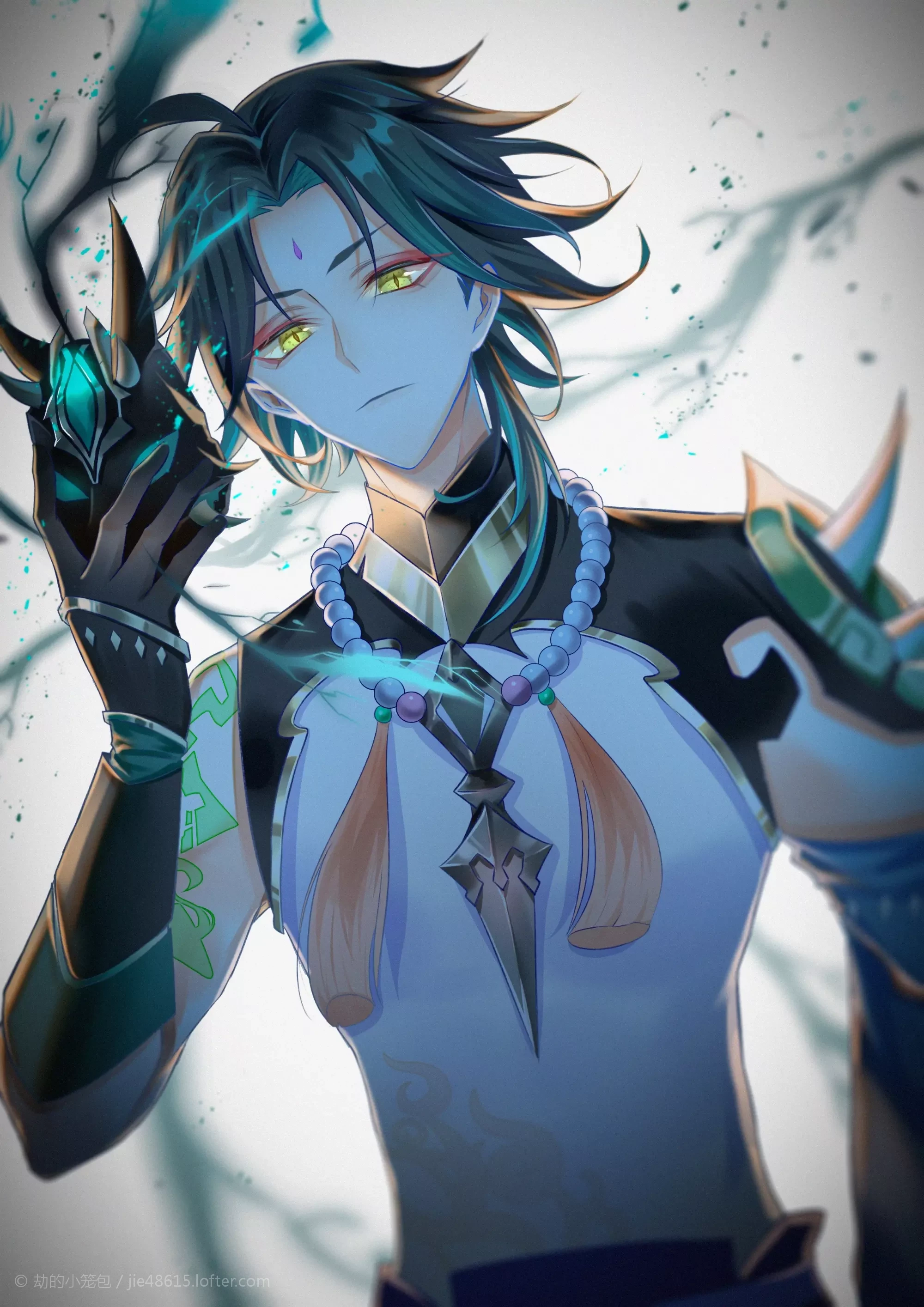 魈 2025海燈節熒魈cp片段太甜了護妻狂魔魈原神Genshin Impact Xiao