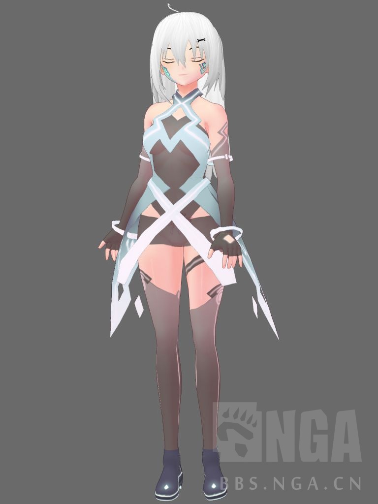 同人 夜酱氵 夜酱nightbot的3d化mmd配布帖 本模型可用于各种用途 Nga玩家社区