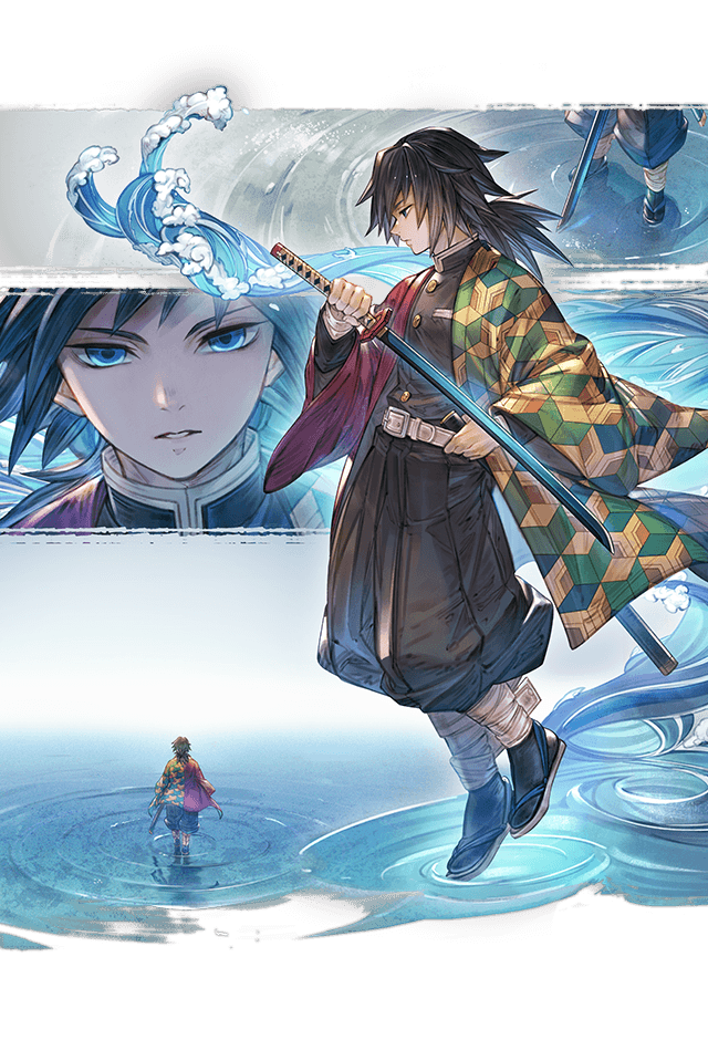 闲聊杂谈 水柱 炎柱和炭治郎等人立绘动画nga玩家社区