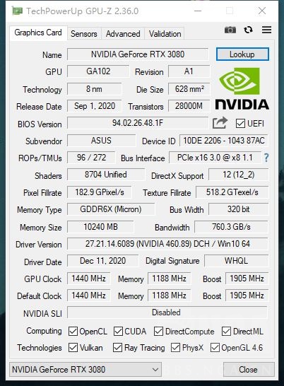 硬件求助 3080跑cod17多人模式帧数低 Gpu Z显示显卡pcie 8 是不是我的m2插错地方了 Nga玩家社区
