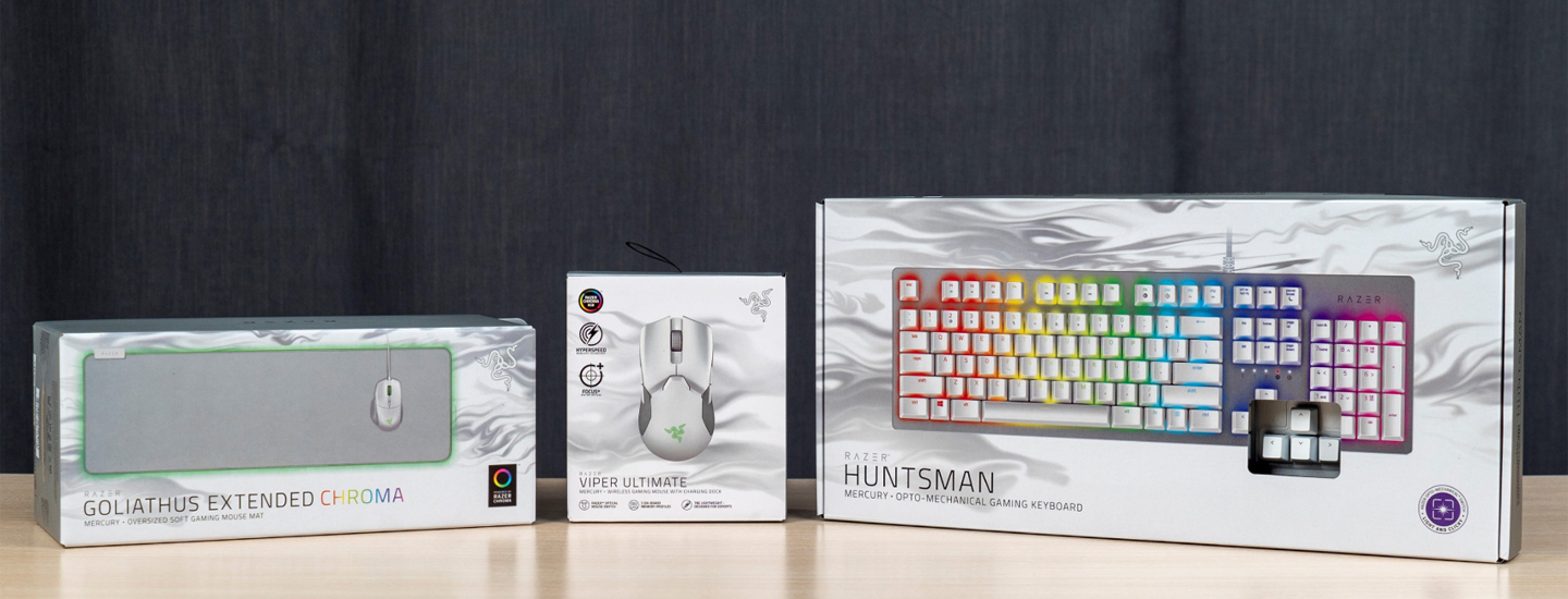 razer水银三件套开箱体验分享