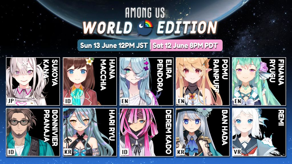 Nijisanji宇宙人狼国际联动 6月13日早11点开始 已结束 Nga玩家社区 Nijisanji宇宙人狼国际联动 6月13日早11点开始 已结束 Nga玩家社区