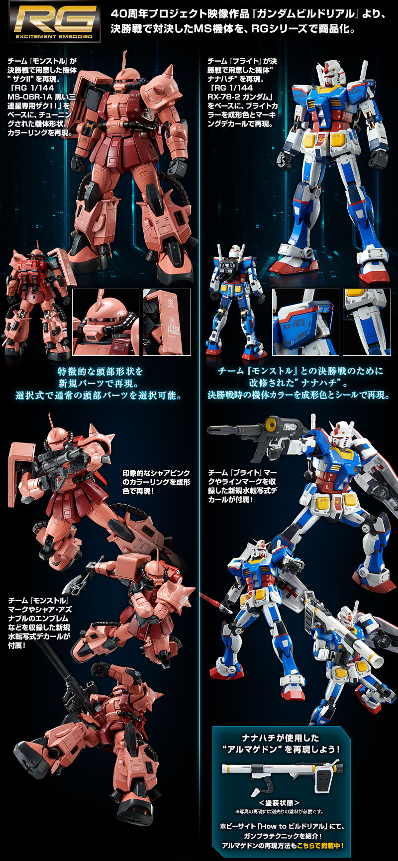 新闻资讯] PB限定RG 1/144 高机动型扎古II(TEAM MONSTRE样式) NGA玩家社区