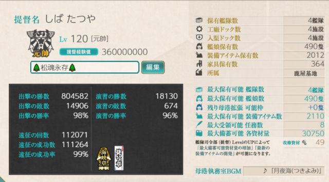 艦これ圆寂汇总贴 21 5 21 横须贺litre已圆寂 另征集百万出击排名 Nga玩家社区