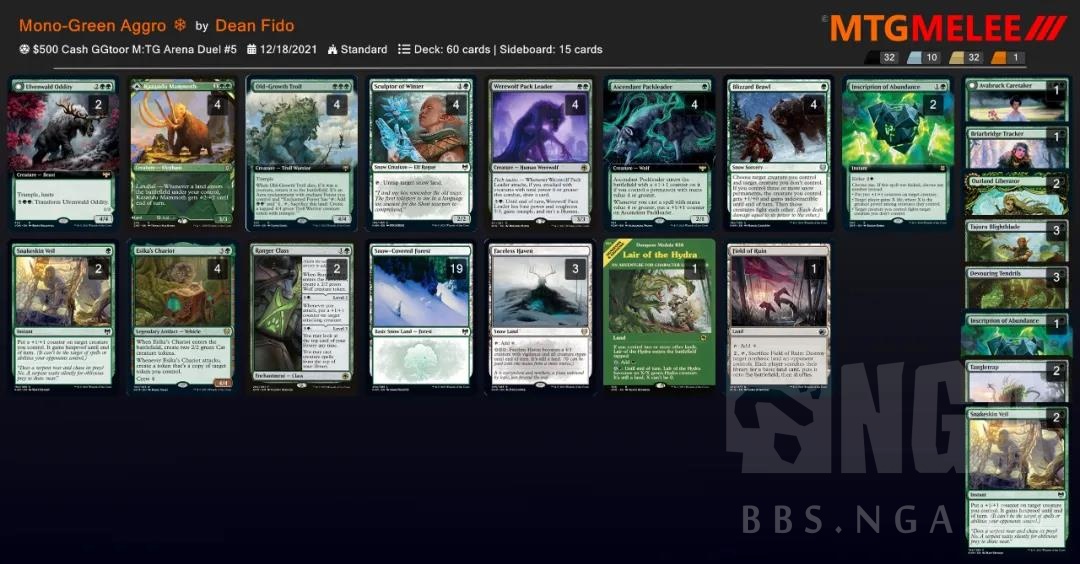 老汉mtg 标准meta Vow第6周 非大型比赛里还属纯白快攻最厉害nga玩家社区