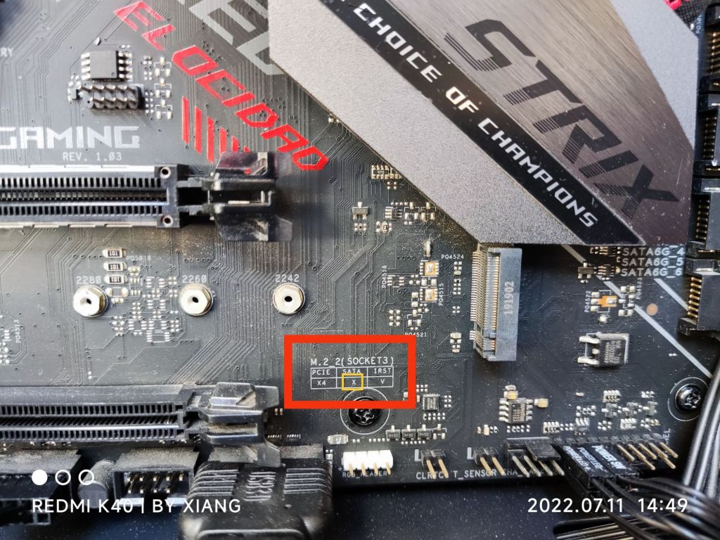 求问大佬主板上M.2接口旁边的这个socket表格啥意思呀 NGA玩家社区