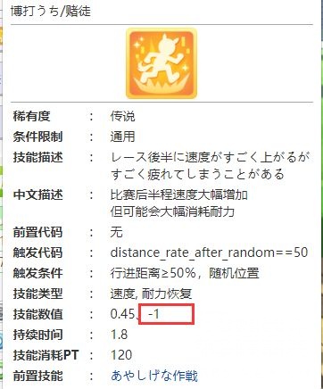 日服提问求助 请问这个博打うち 赌徒的耐力扣减系数单位是啥 为啥和一般的耐力增减系数倍率差这么多178