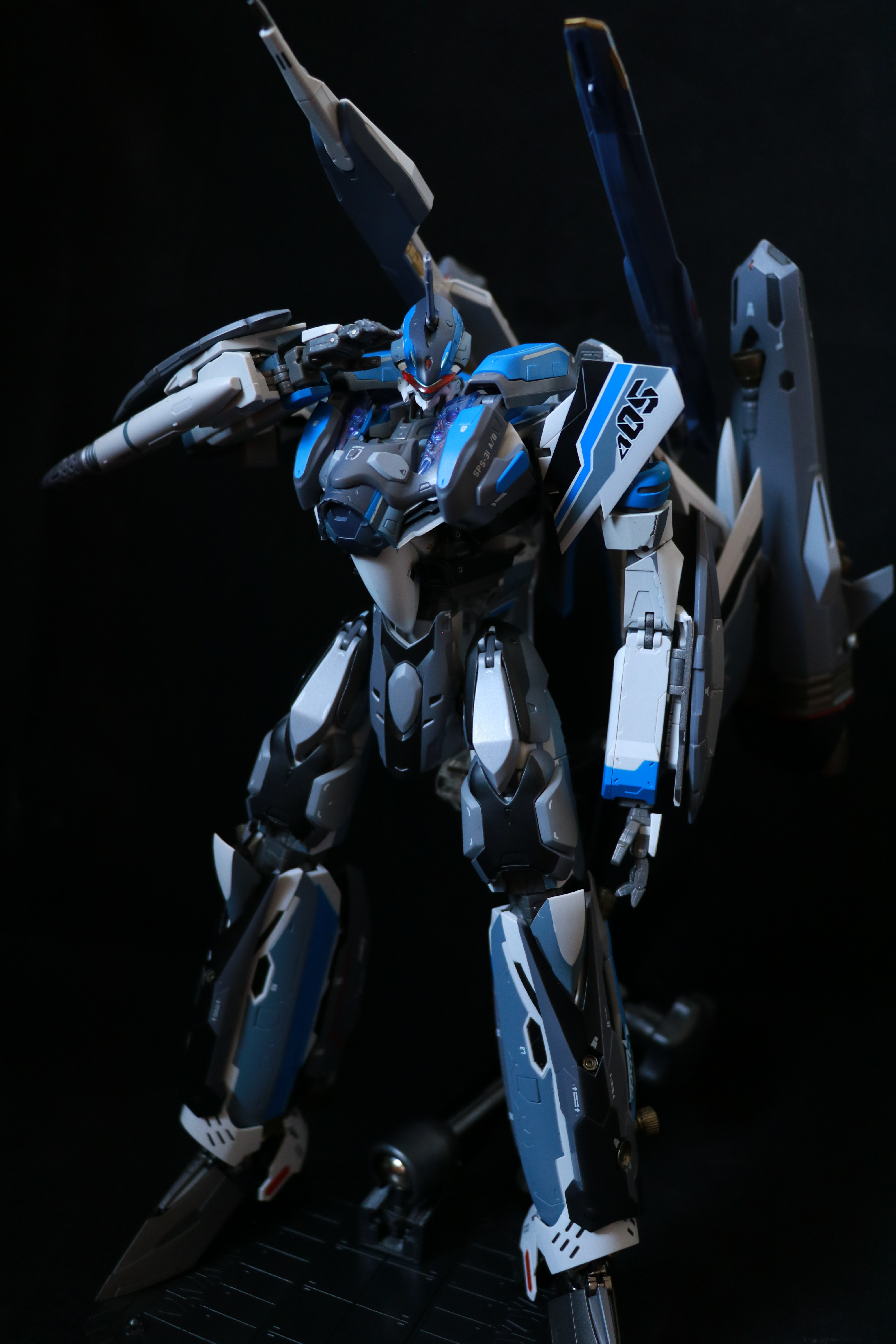 空 可动成品] 万代超合金DX 超时空要塞Delta VF-31AX Super Pack 疾风机