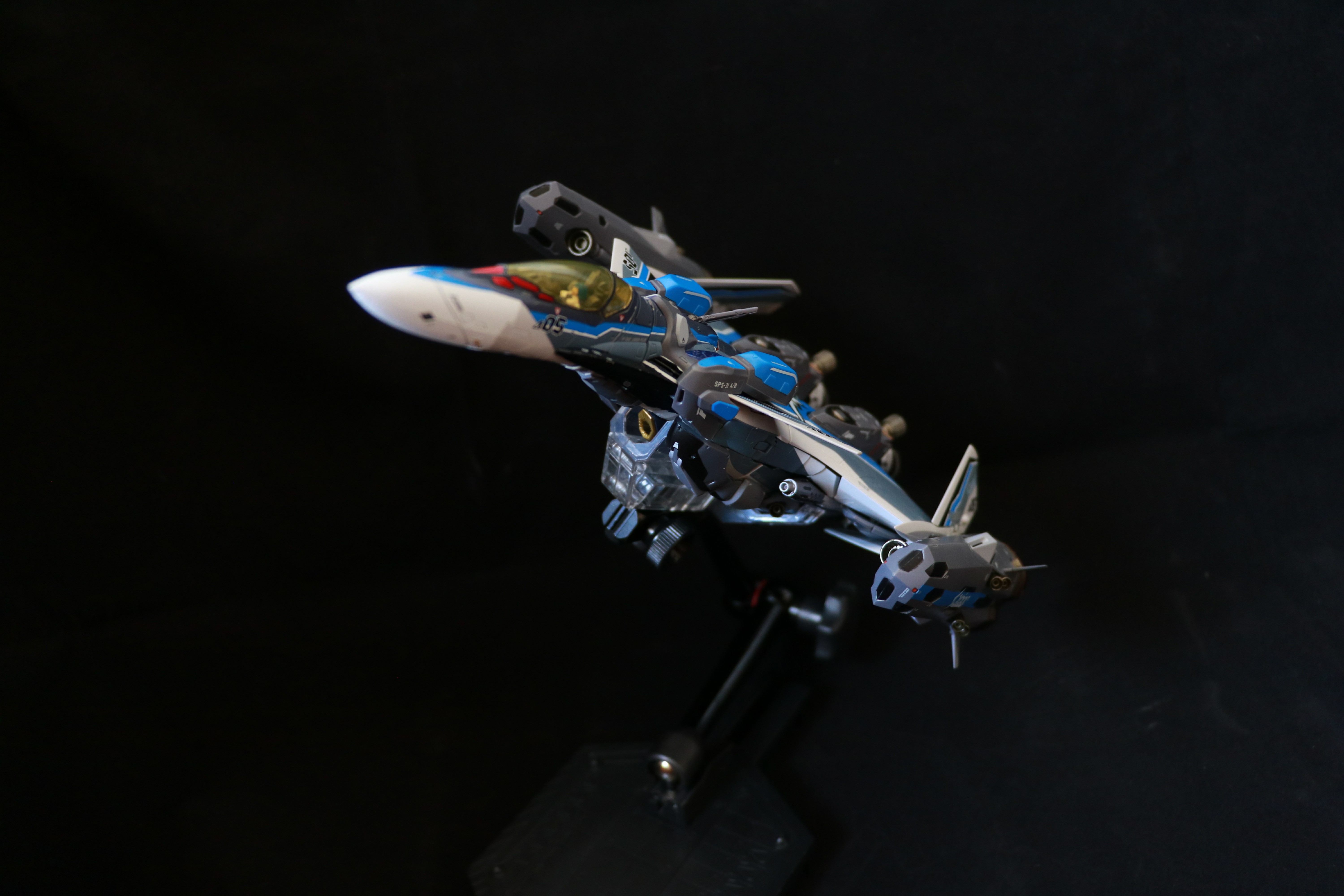 可动成品] 万代超合金DX 超时空要塞Delta VF-31AX Super Pack 疾风机